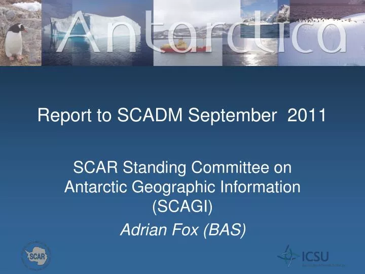 report to scadm september 2011