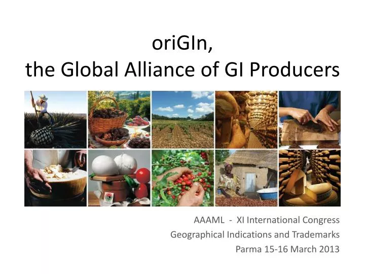 origin the global alliance of gi producers