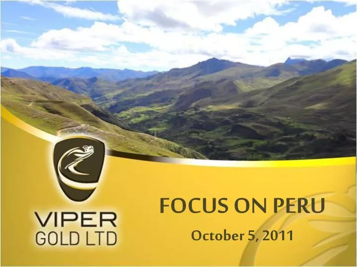 focus on peru october 5 2011