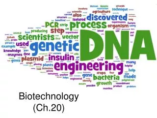 Biotechnology (Ch.20)