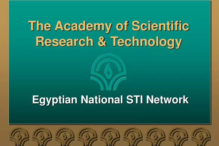 the academy of scientific research technology
