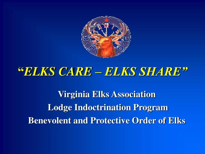 elks care elks share