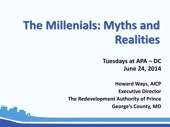 the millenials myths and realities
