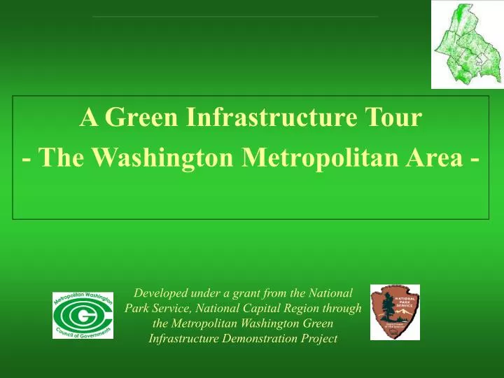 a green infrastructure tour the washington metropolitan area