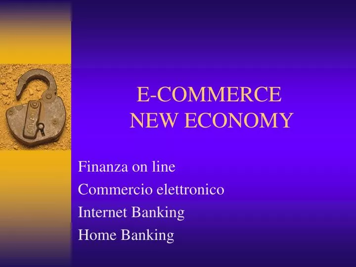 e commerce new economy