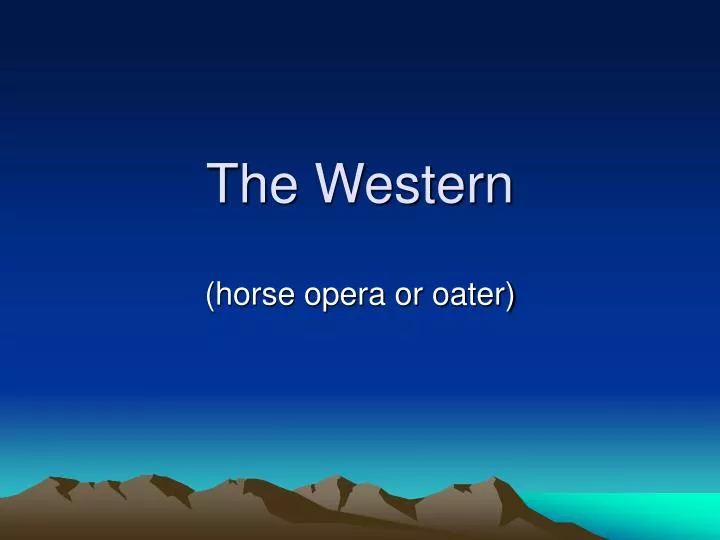 the western