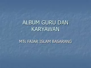 album guru dan karyawan