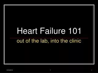 Heart Failure 101