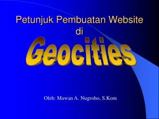 petunjuk pembuatan website di