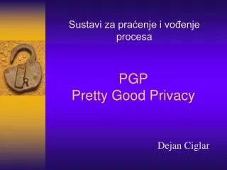 pgp pretty good privacy