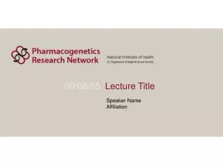 Lecture Title