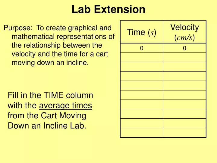 lab extension