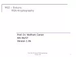 RSA Cryptography Overview and Tutorial - slide 1