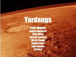 Yardangs