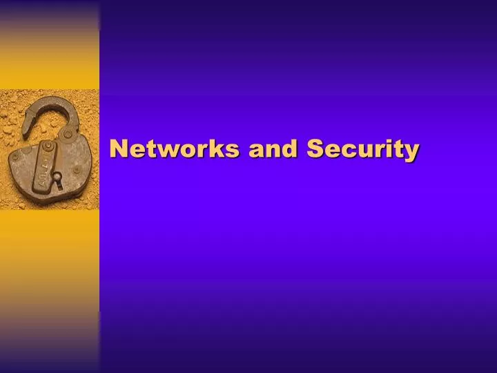 networks and security