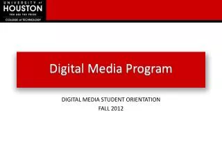 Digital Media Program