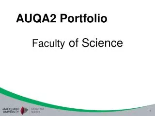 AUQA2 Portfolio