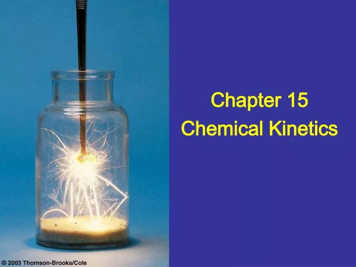chapter 15 chemical kinetics
