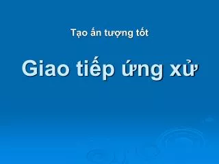 giao ti p ng x