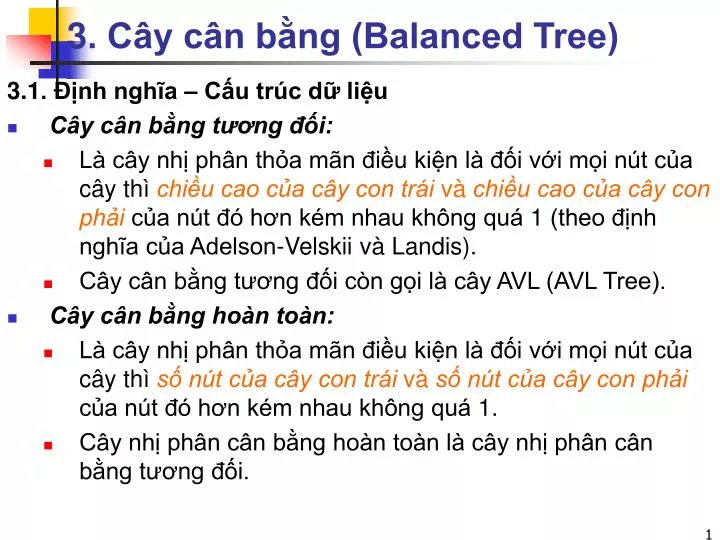 3 c y c n b ng balanced tree