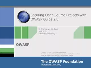 Securing Open Source Projects with OWASP Guide 2.0