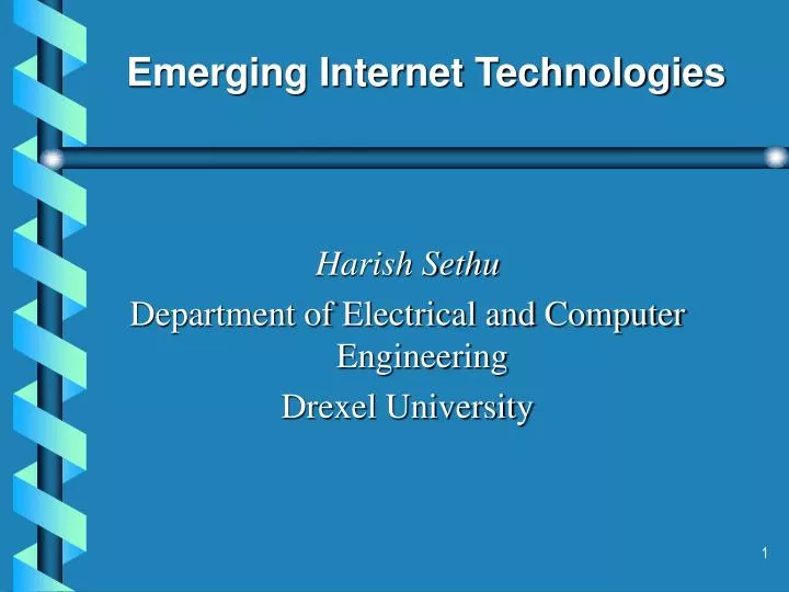 emerging internet technologies