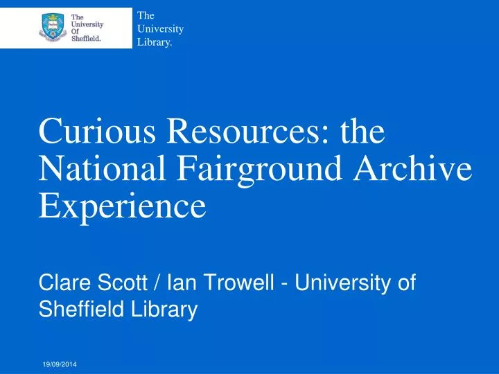 curious resources the national fairground archive experience