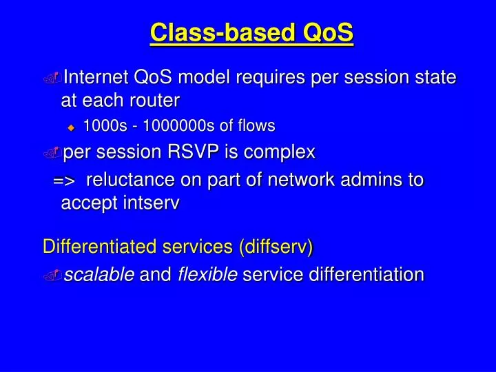 class based qos