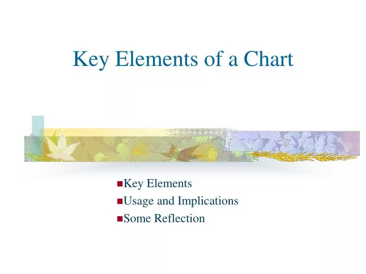 key elements of a chart