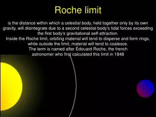 Roche limit