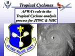 Tropical Cyclones - slide 1