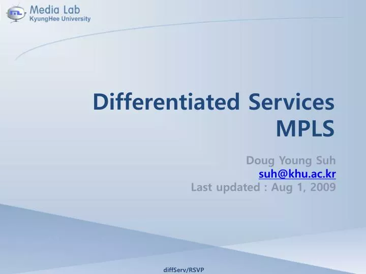 differentiated services mpls