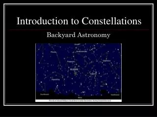 Introduction to Constellations