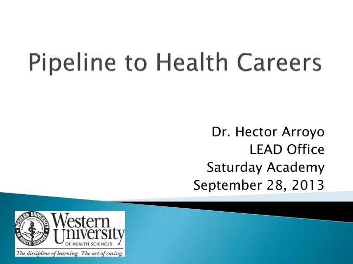 pipeline to health careers