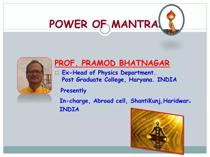 power of mantras