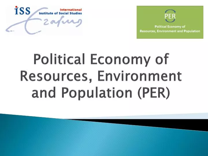 political economy of resources environment and population per