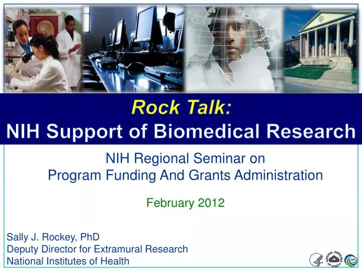 rock talk nih support of biomedical research