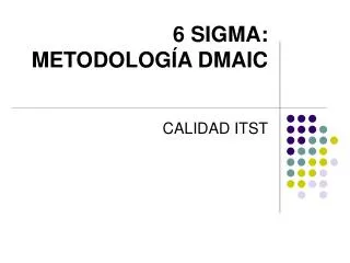 6 sigma metodolog a dmaic
