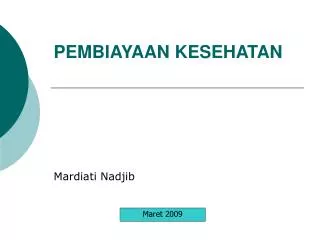 pembiayaan kesehatan