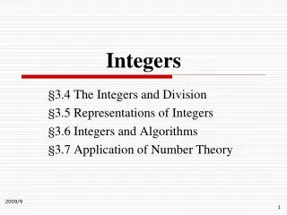 integers