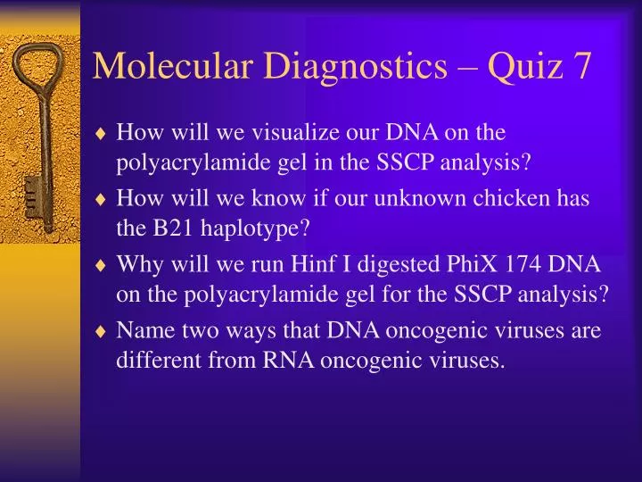 molecular diagnostics quiz 7