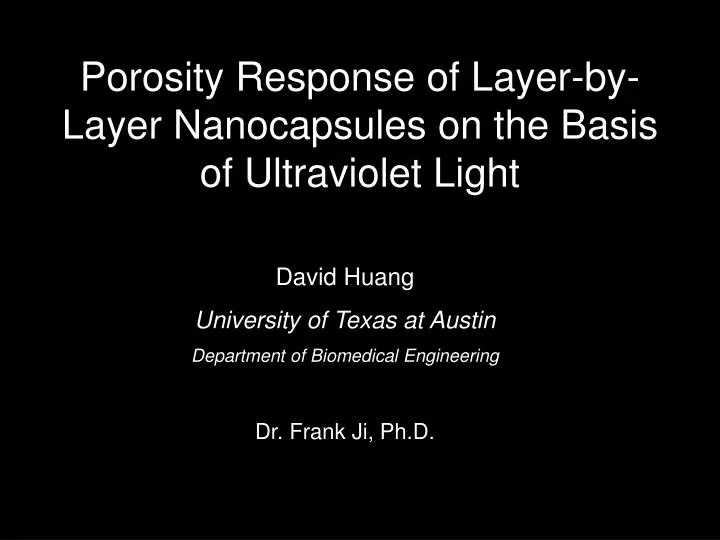 porosity response of layer by layer nanocapsules on the basis of ultraviolet light