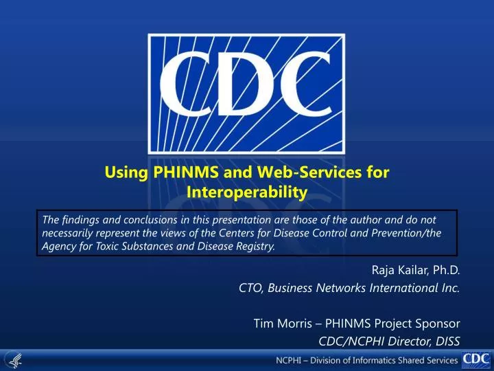 using phinms and web services for interoperability