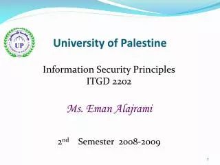 university of palestine