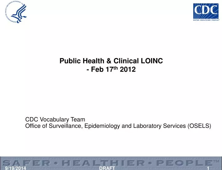 public health clinical loinc feb 17 th 2012