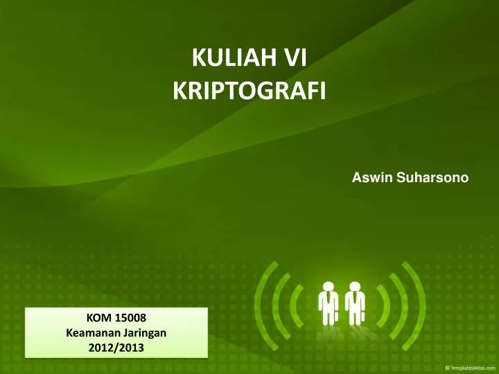 kuliah vi kriptografi