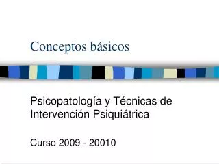 conceptos b sicos