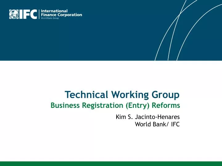 technical working group