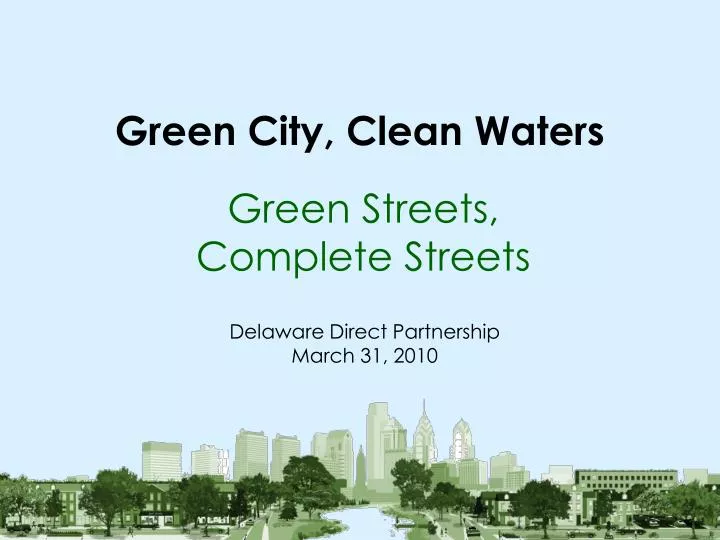 green city clean waters