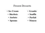 Frozen Desserts - slide 1